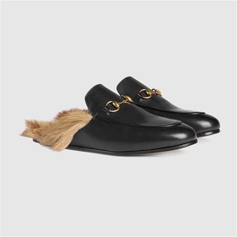 gucci chewbacca slippers|Women's Princetown slipper in black GG leather .